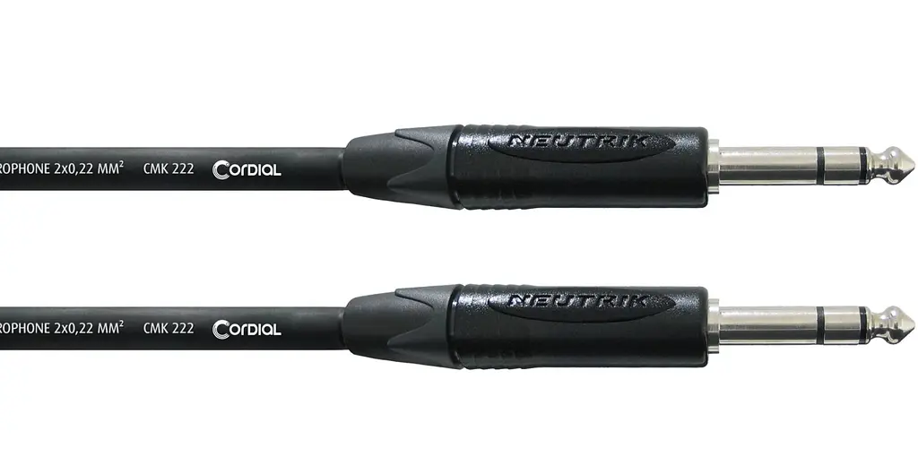 Балансный аудио кабель Jack 6.3 — Jack 6.3 2.5м Cordial CPM 2,5 VV