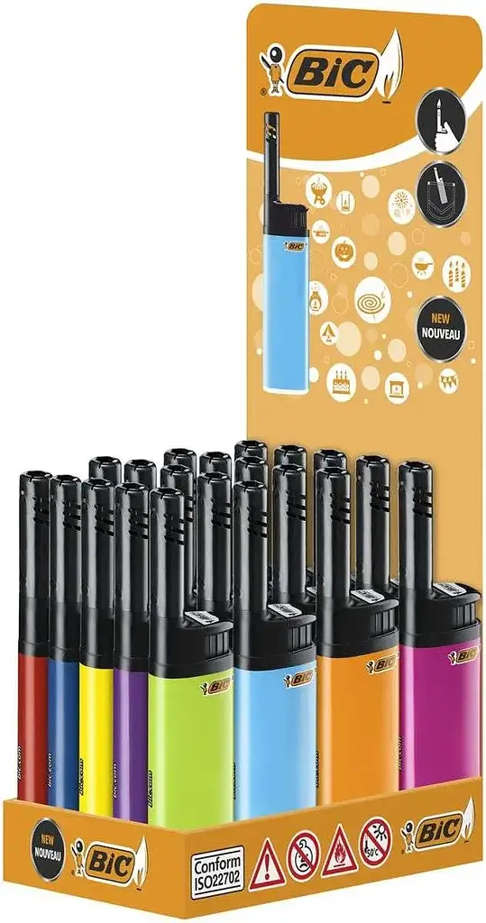 Запальничка Bic EZ Rich міні побутова 20 шт. - фото 3