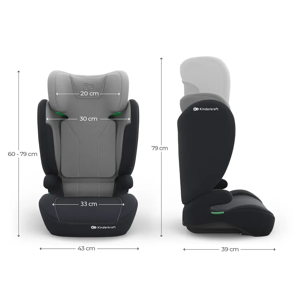 Автокрісло Kinderkraft i-Spark 2 Plus i-Size Grey (KCISPA02GRYPL00) - фото 6