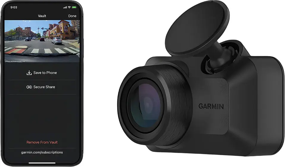 Автомобільний відеореєстратор Garmin Dash Cam Mini 3 (010-02899-10) - фото 6