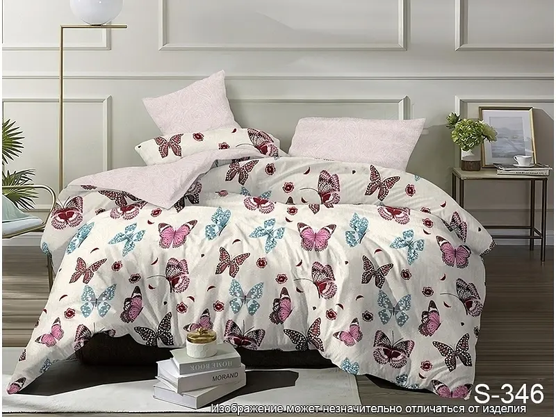 Комплект постільної білизни Євро TAG tekstil pbe0026182 - фото 2