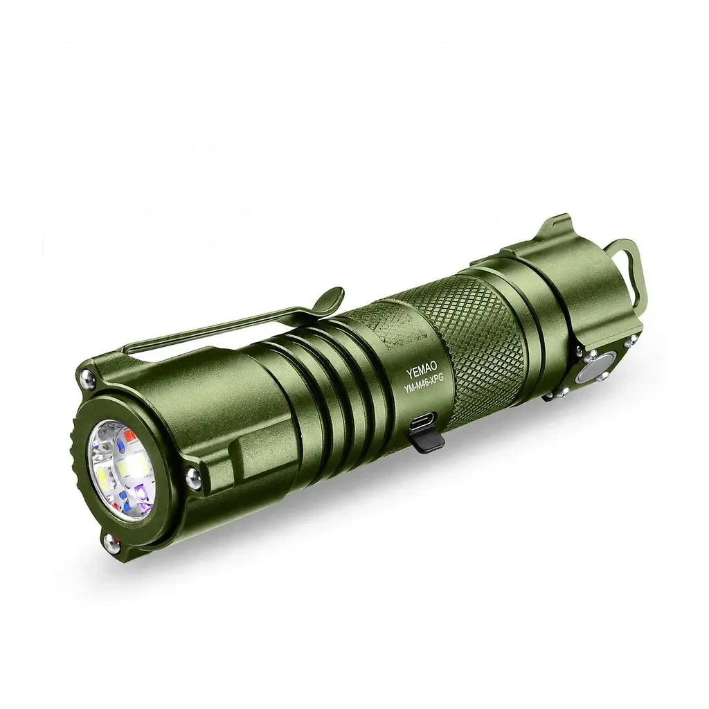 Ліхтар мультитул для виїзду, роботи, походів YEMAO YM-M46-XPG+11SMD 13.5 см, 120 г, Type-C (52977-M46_550) - фото 2