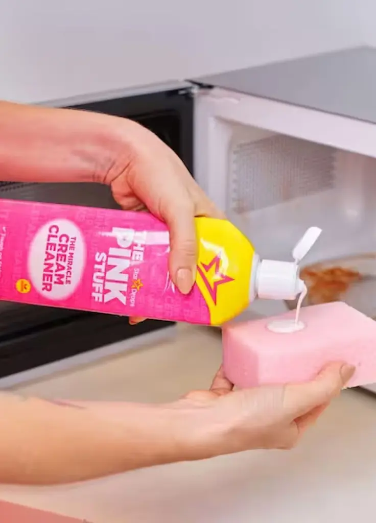 Абразивний крем для чищення твердих поверхонь The Pink Stuff The Miracle Cream Cleaner 500 мл - фото 2