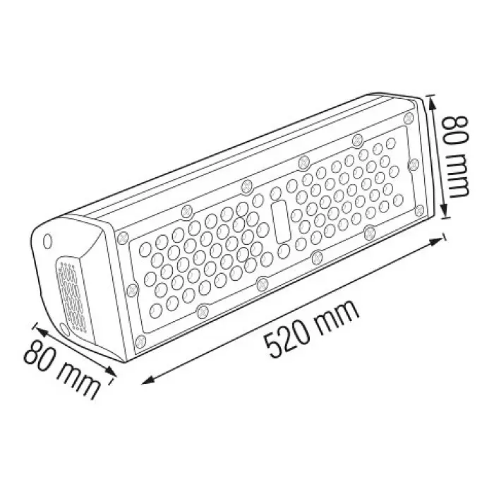 Светильник светодиодный для высоких потолков влагозащищенный LED "ZEUGMA-100" 100 W 6400К - фото 2