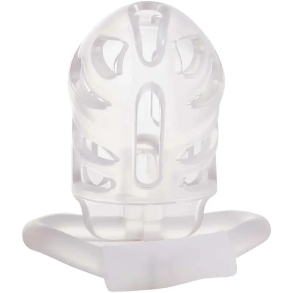 Клітка для пеніса Lockink Sevanda Plastic Penis Chastity Cage - Transparent - фото 4