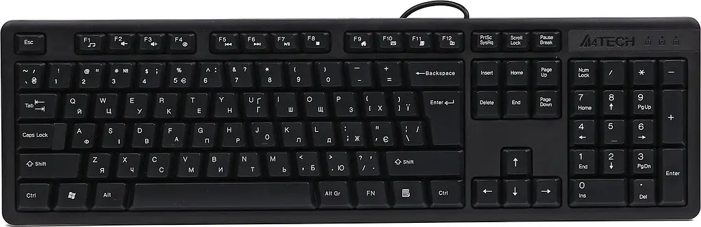 Клавіатура A4Tech KKS-3 USB black - фото 5