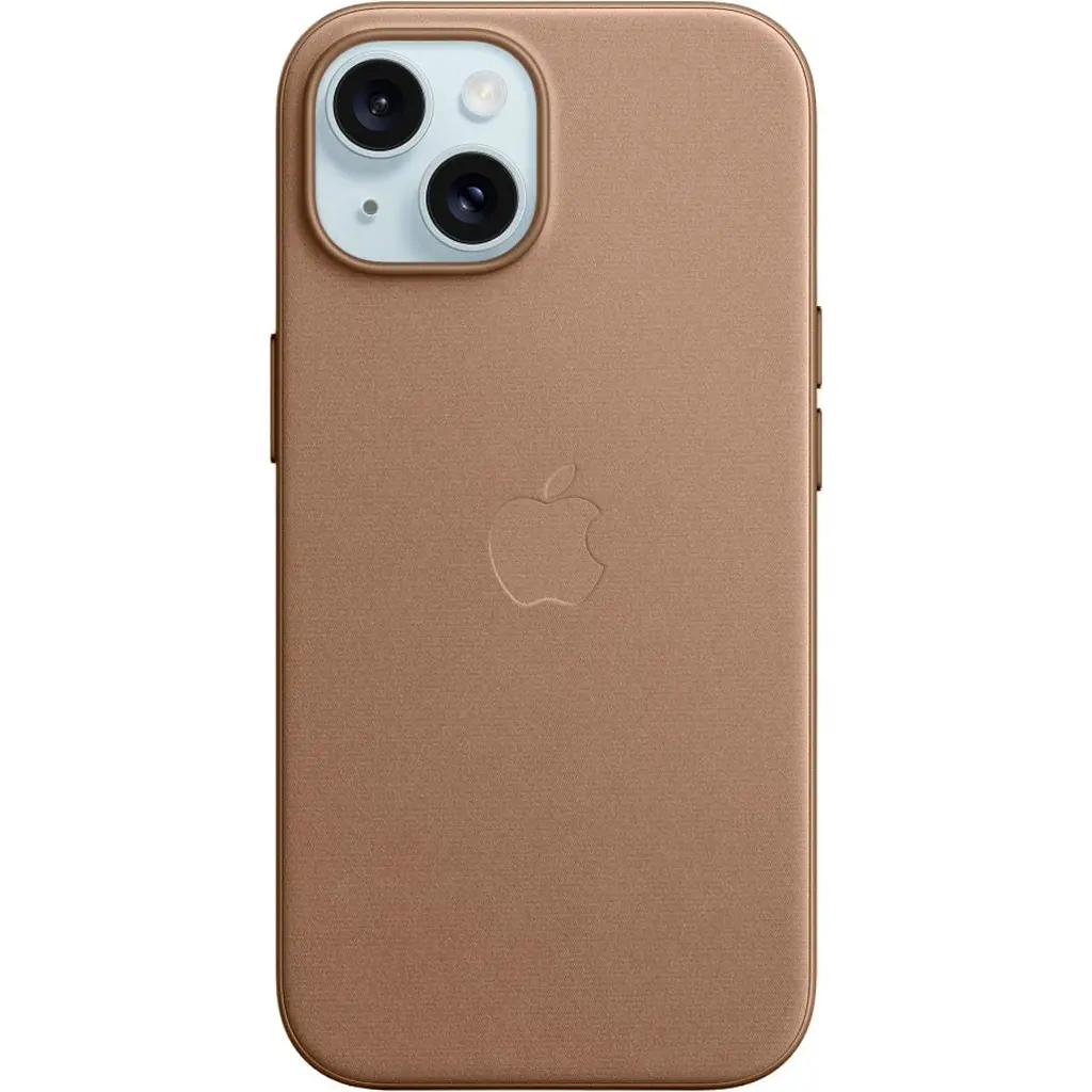Чохол FineWoven Case with MagSafe для iPhone 15 Taupe AAA [94500]
