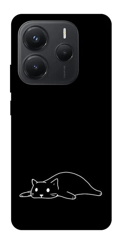 TPU чохол Demsky Lazy cat для Xiaomi Redmi Note 14 5G