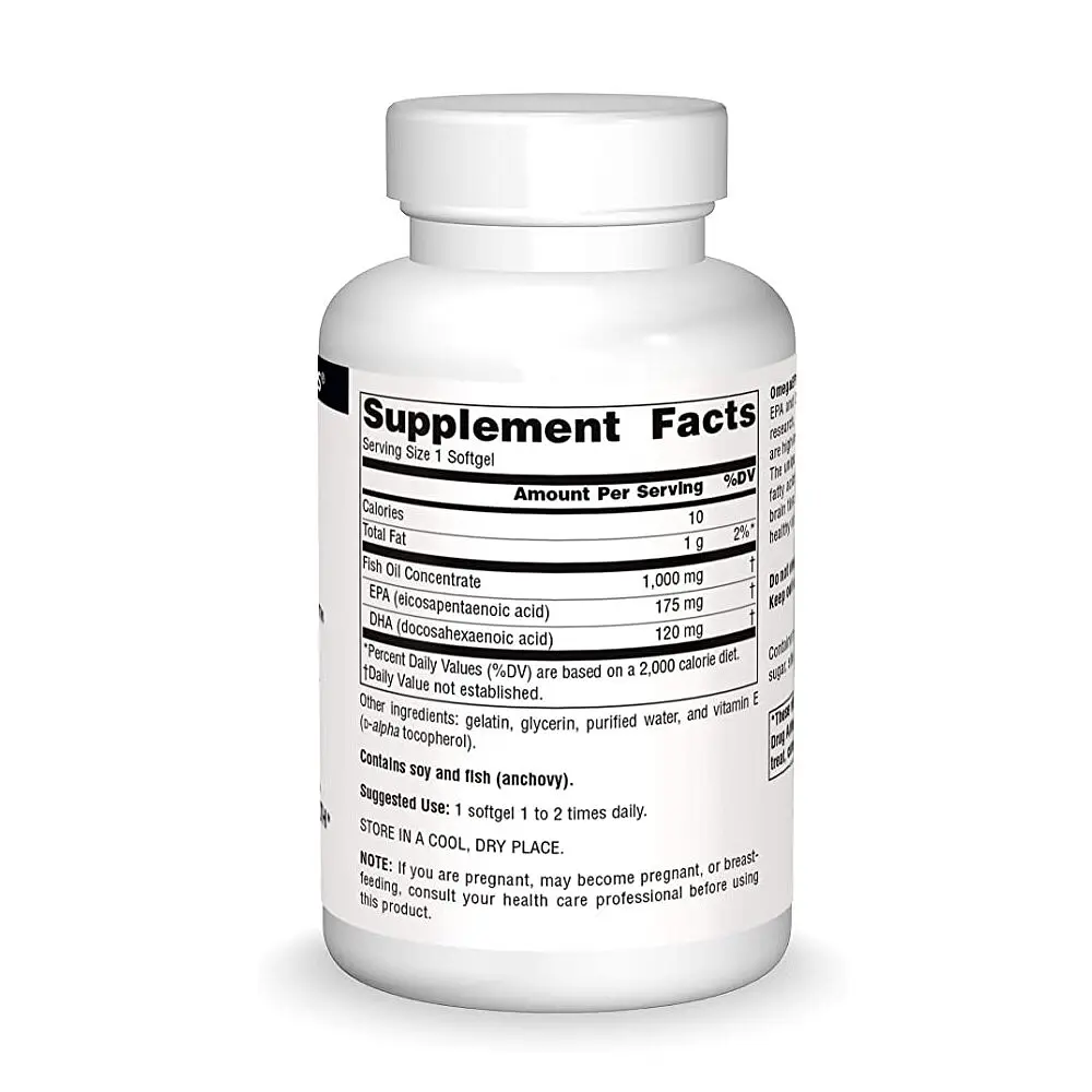 Жирні кислоти Source Naturals Omega EPA Fish Oil 1000 mg, 100 капсул - фото 2