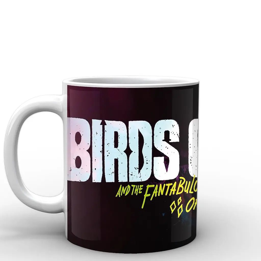 Кружка GeekLand Хищные птицы логотип в темных тонах Birds of Prey BOP.03.18 330 мл белая - фото 3