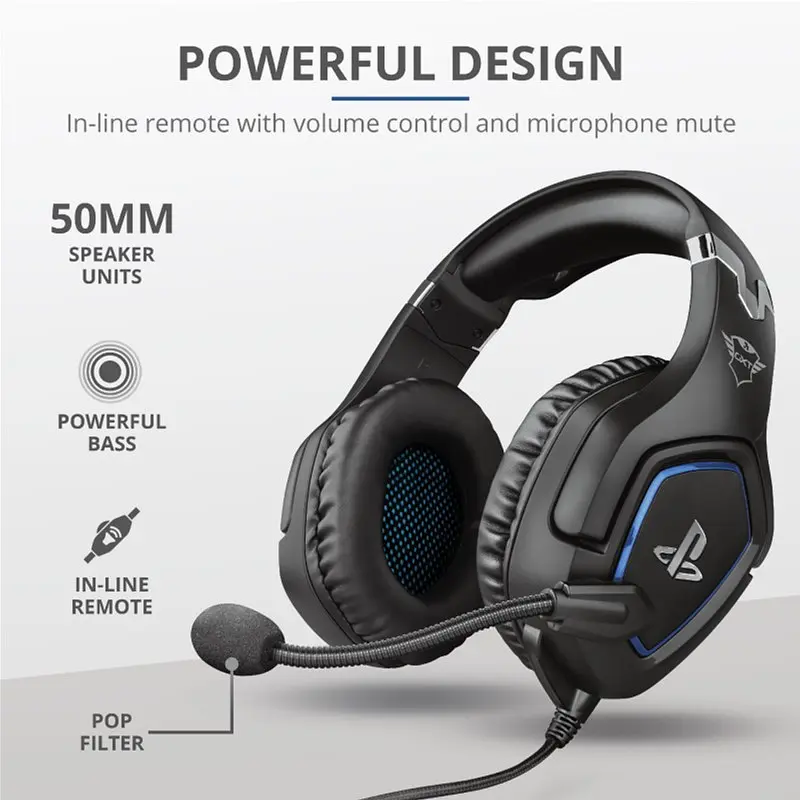 Гарнитура игровая Trust GXT 488 Forze-G for PS4 Black (23530_Trust) - фото 3