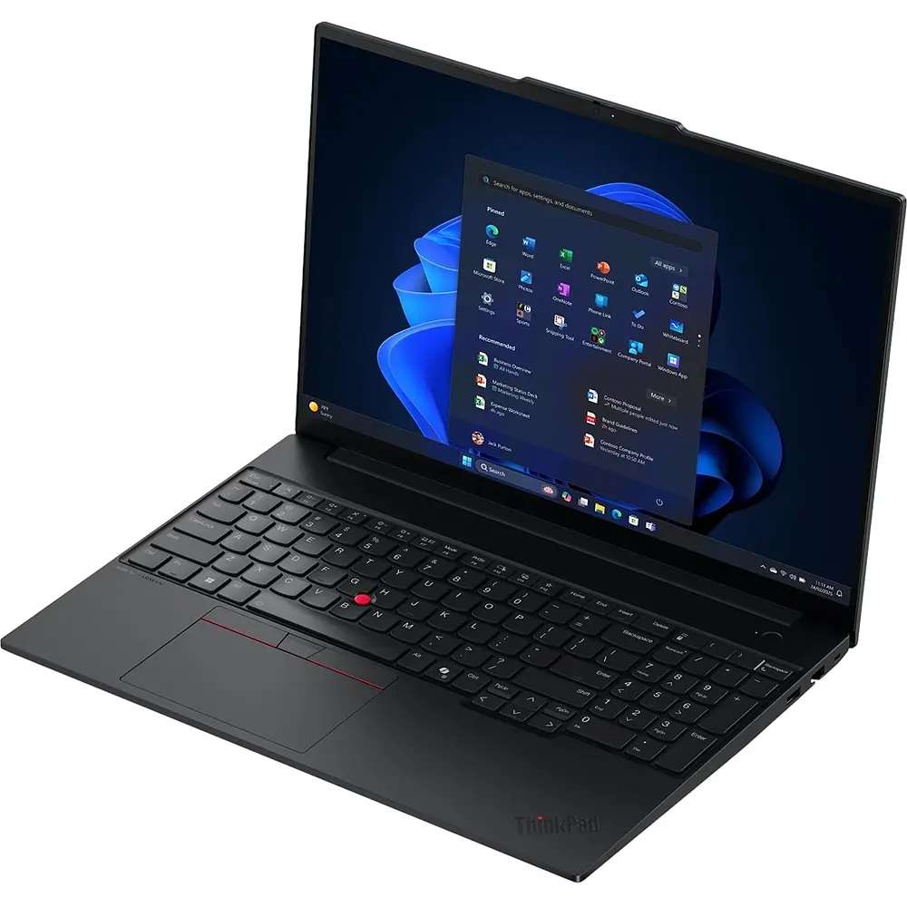 Ноутбук LENOVO ThinkPad E16 Gen 3, Intel Core 7 255H до 5.1 ГГц, 16" WUXGA, 16 ГБ, SSD 1 ТБ, Intel Arc 140T, Free Dos - фото 5