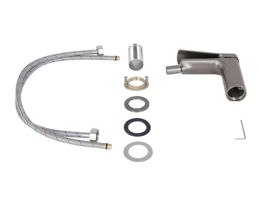 Смеситель для биде Qtap Slavonice, Gunmetal Black PVD (k35) QTSLA255GMB45923 - фото 3