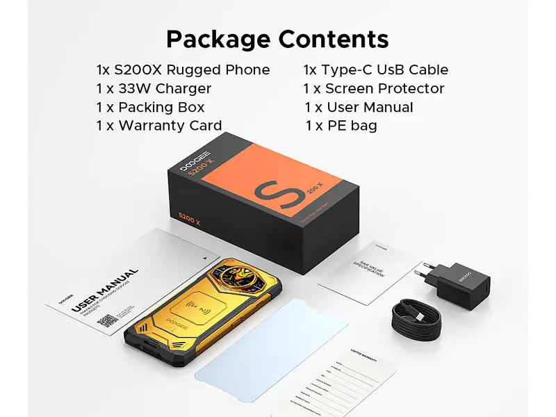 Смартфон Doogee S200X 12/512GB Black Samurai (6923740243411) - фото 12