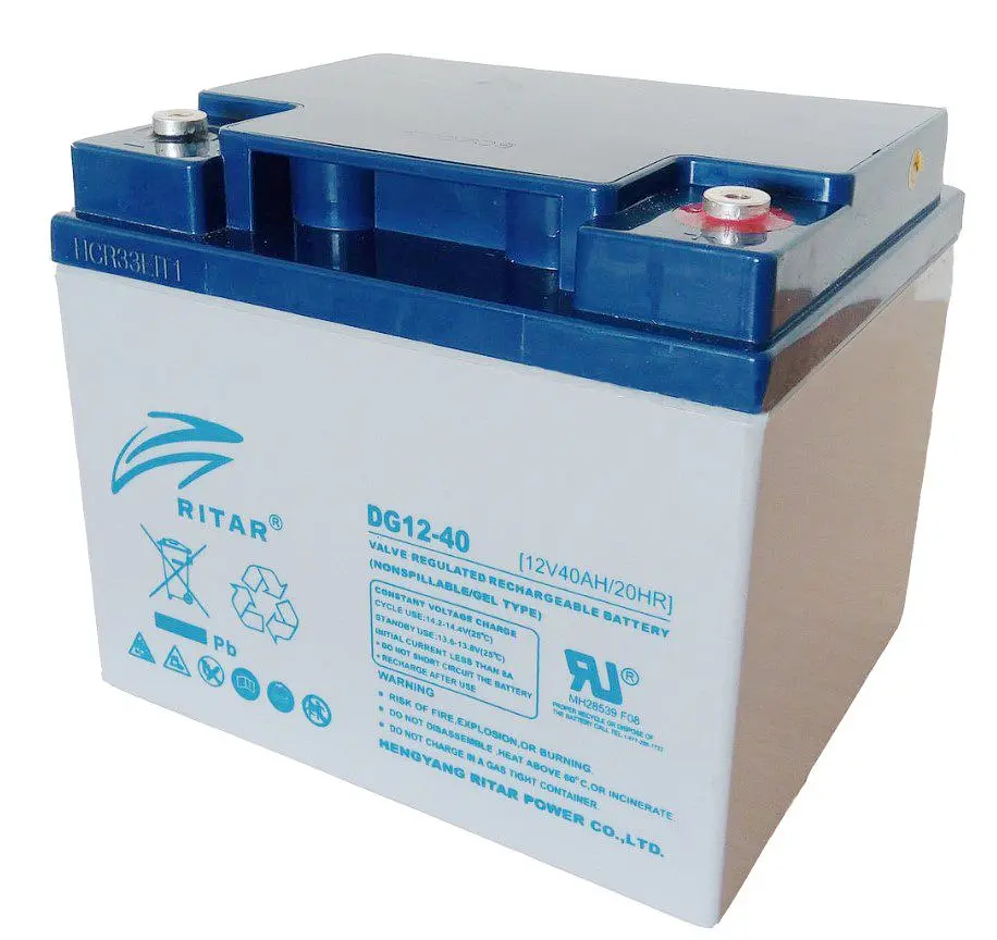 Гелевий акумулятор GEL RITAR DG-1240 12 В 40,0 А·год