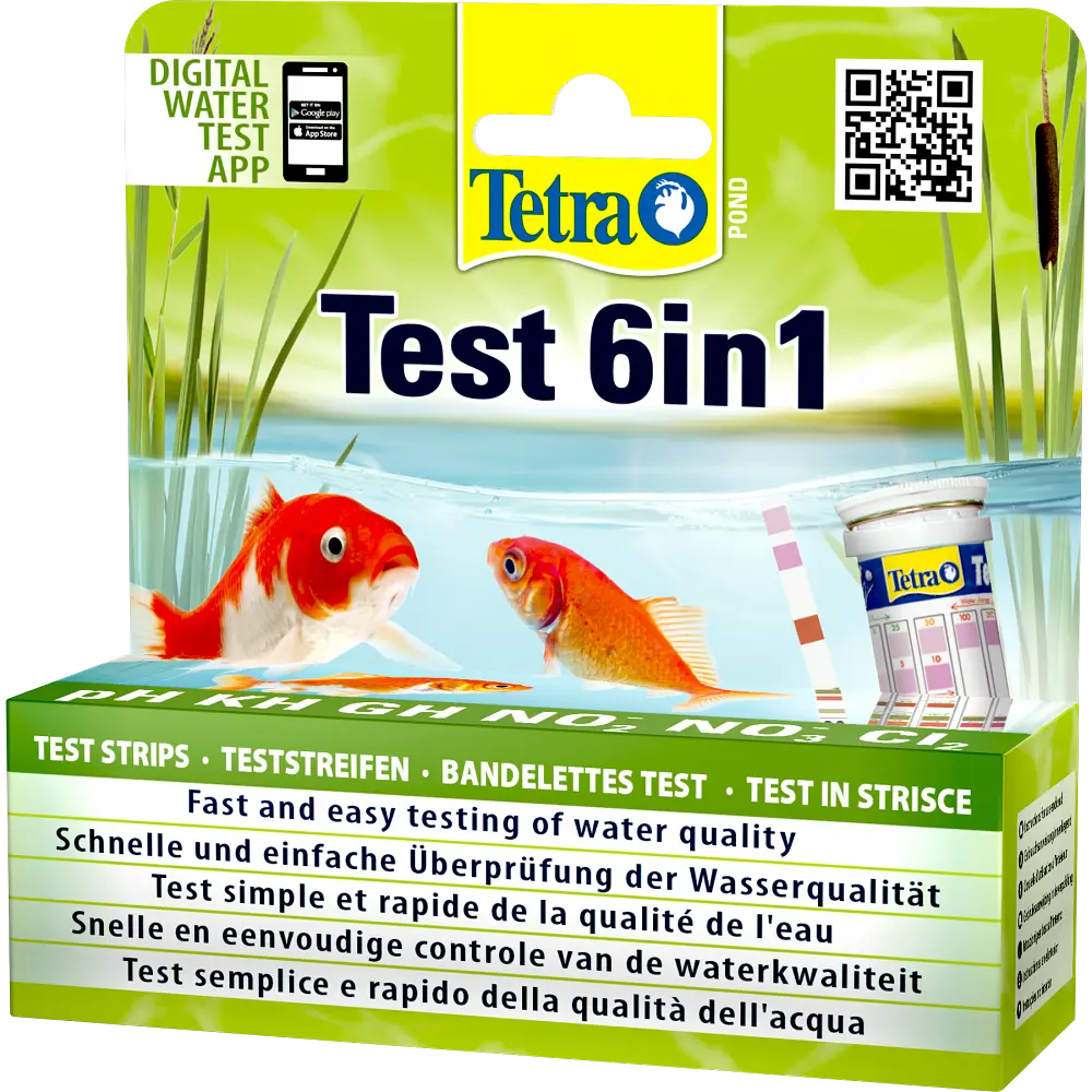 Набір індикаторних тестів для води Tetra Pond Test 6in1 - фото 4
