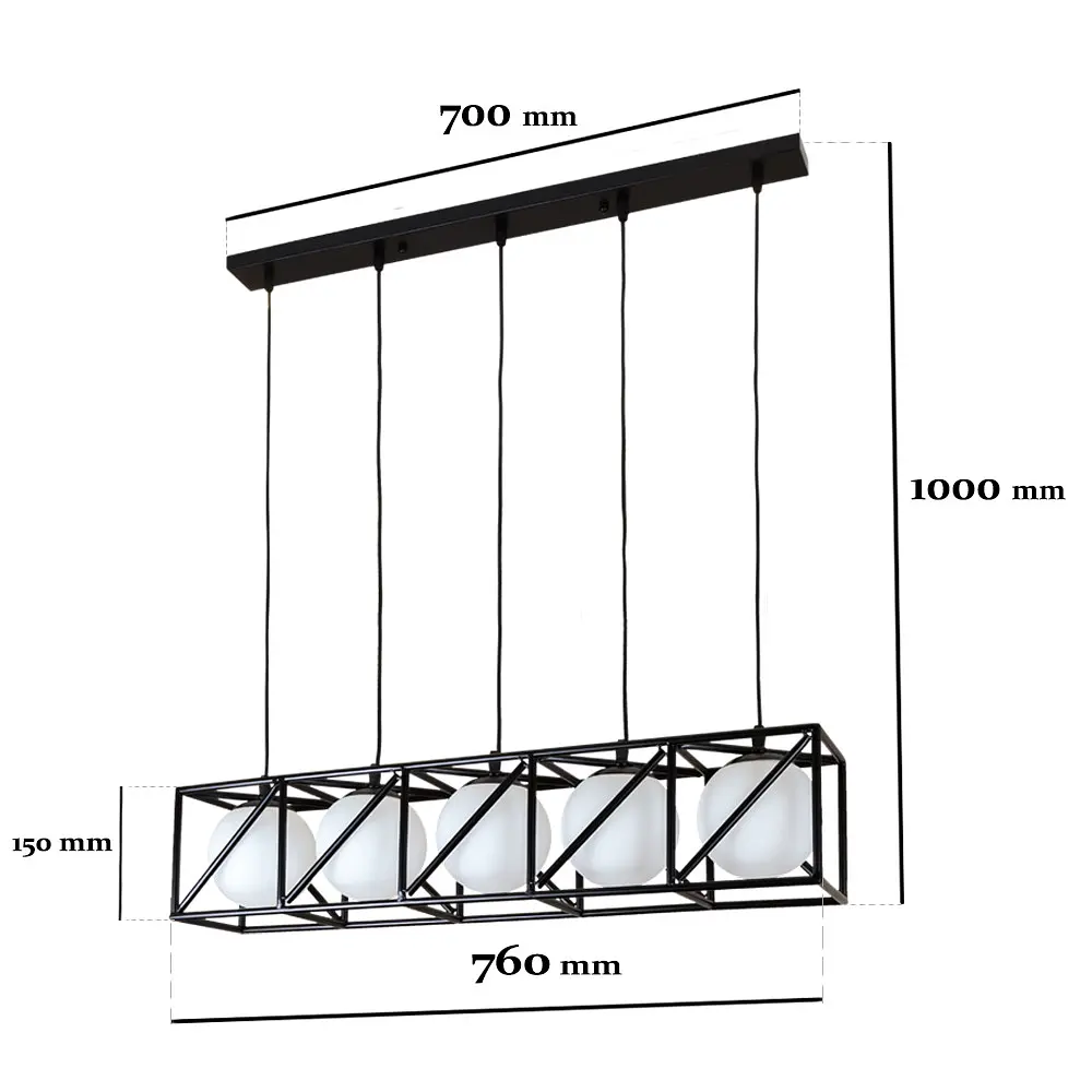 Люстри LOFT Levistella 761CT05-5 - фото 2