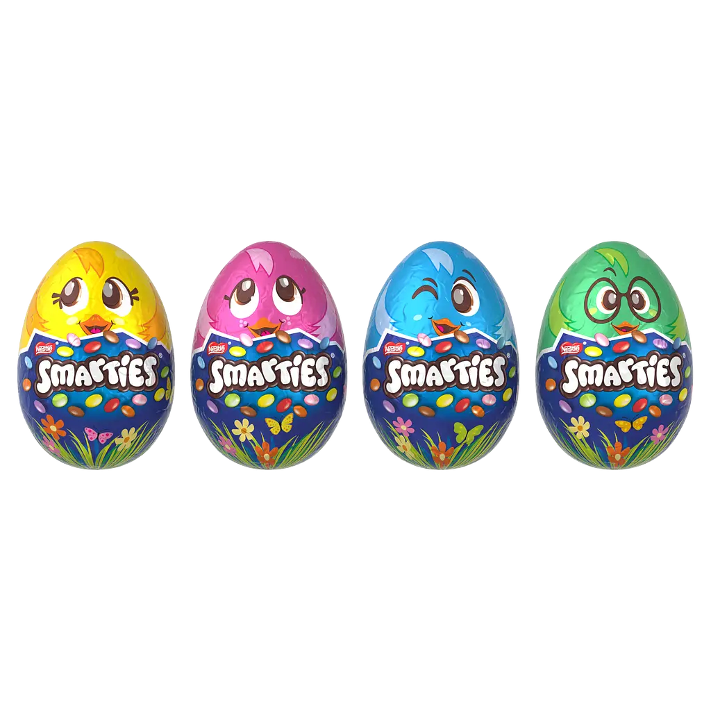 Шоколадна фігурка Smarties Великоднє яйце з шоколадного драже в глазурі в асортименті 50 г - фото 6