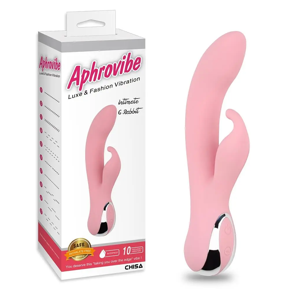 Вібратор-кролик Aphrovibe Intimate G Rabbit 18 см рожевий - фото 2