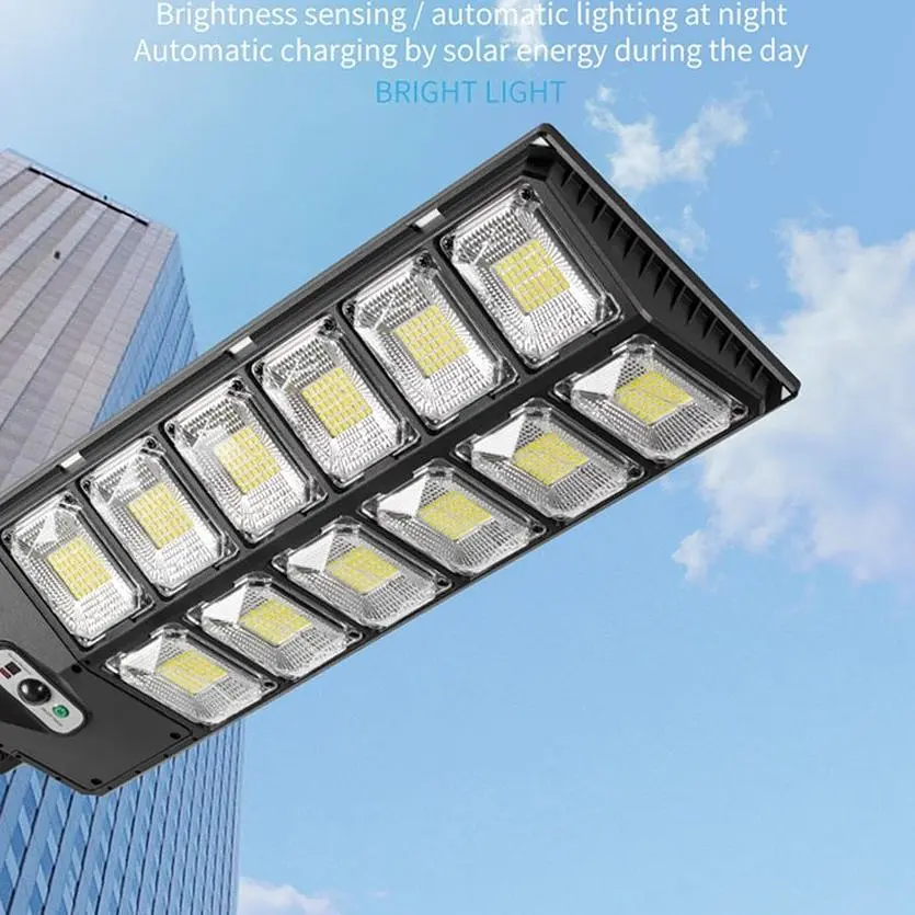 Вуличний ліхтар на стовп XPRO W789A-6 із сонячною панеллю чорний (43788-W789A-6_670) - фото 6