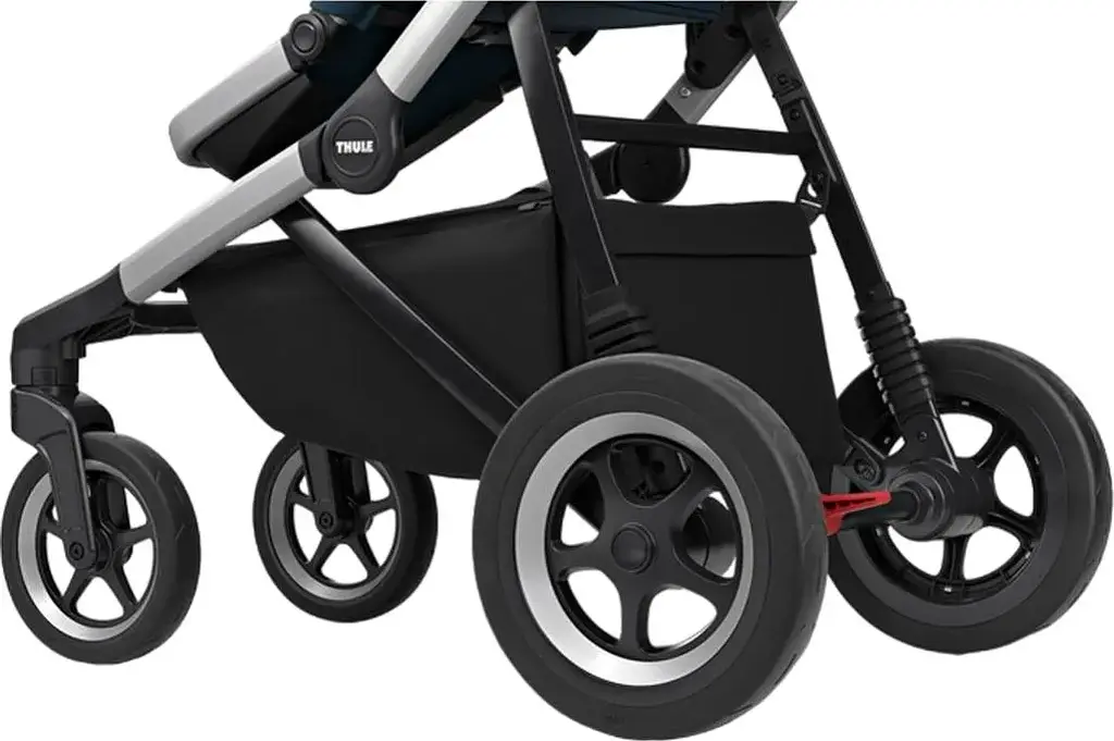 Детская коляска Thule Sleek Aluminum/Gray Melange [11000006] [107627] - фото 10