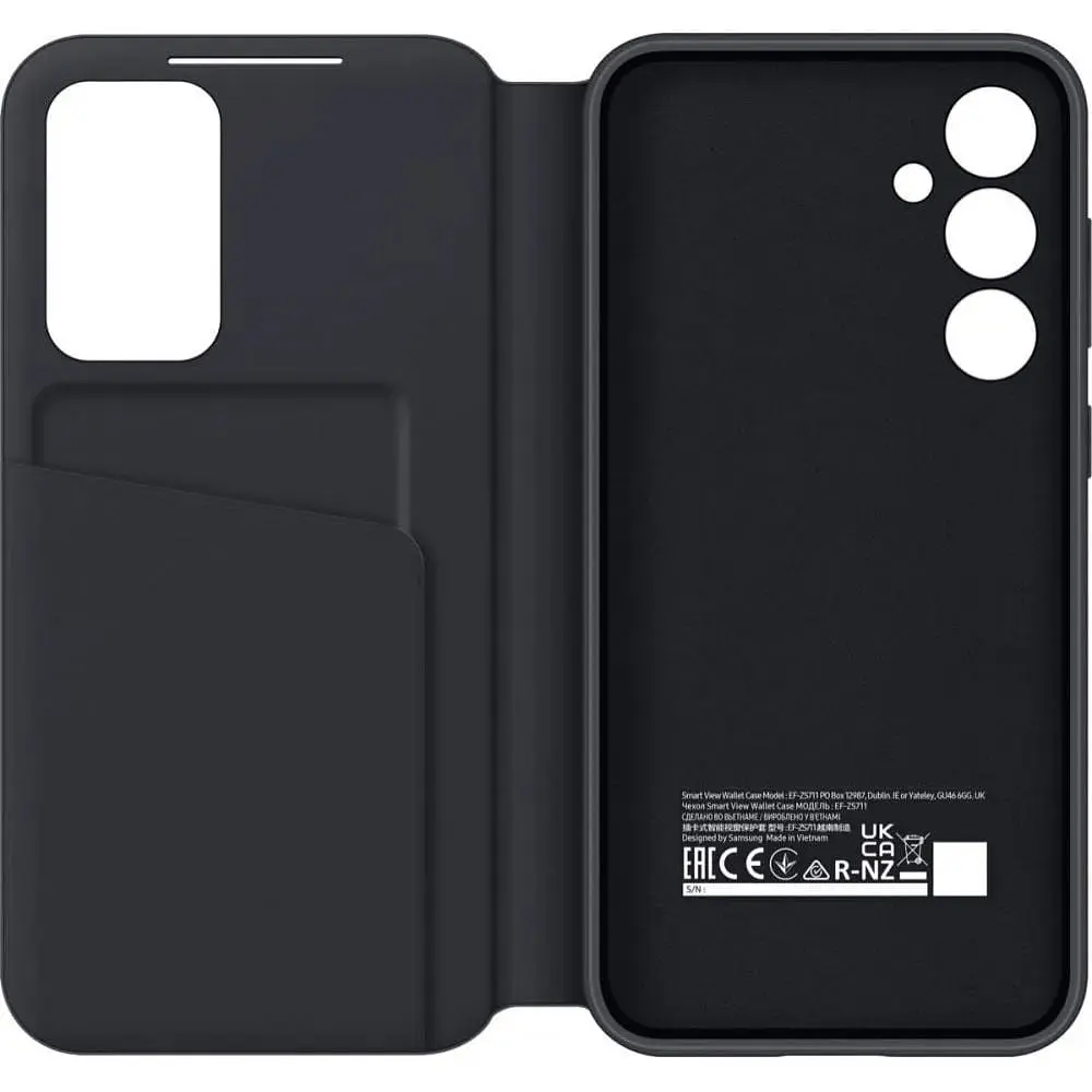 Оригінальний чохол-книжка Samsung для Galaxy S23 FE Clear View Smart Wallet Case Black (EF-ZS711CBEGRU) - фото 8