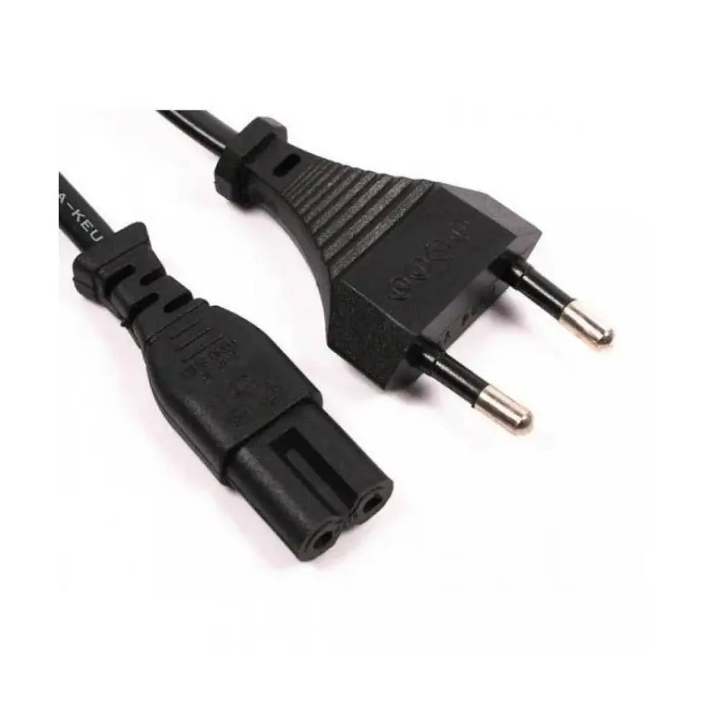 Кабель живлення 2-контактний (mark 0.5mm on cable) CEE 7/16 2 pin – 1,8 м
