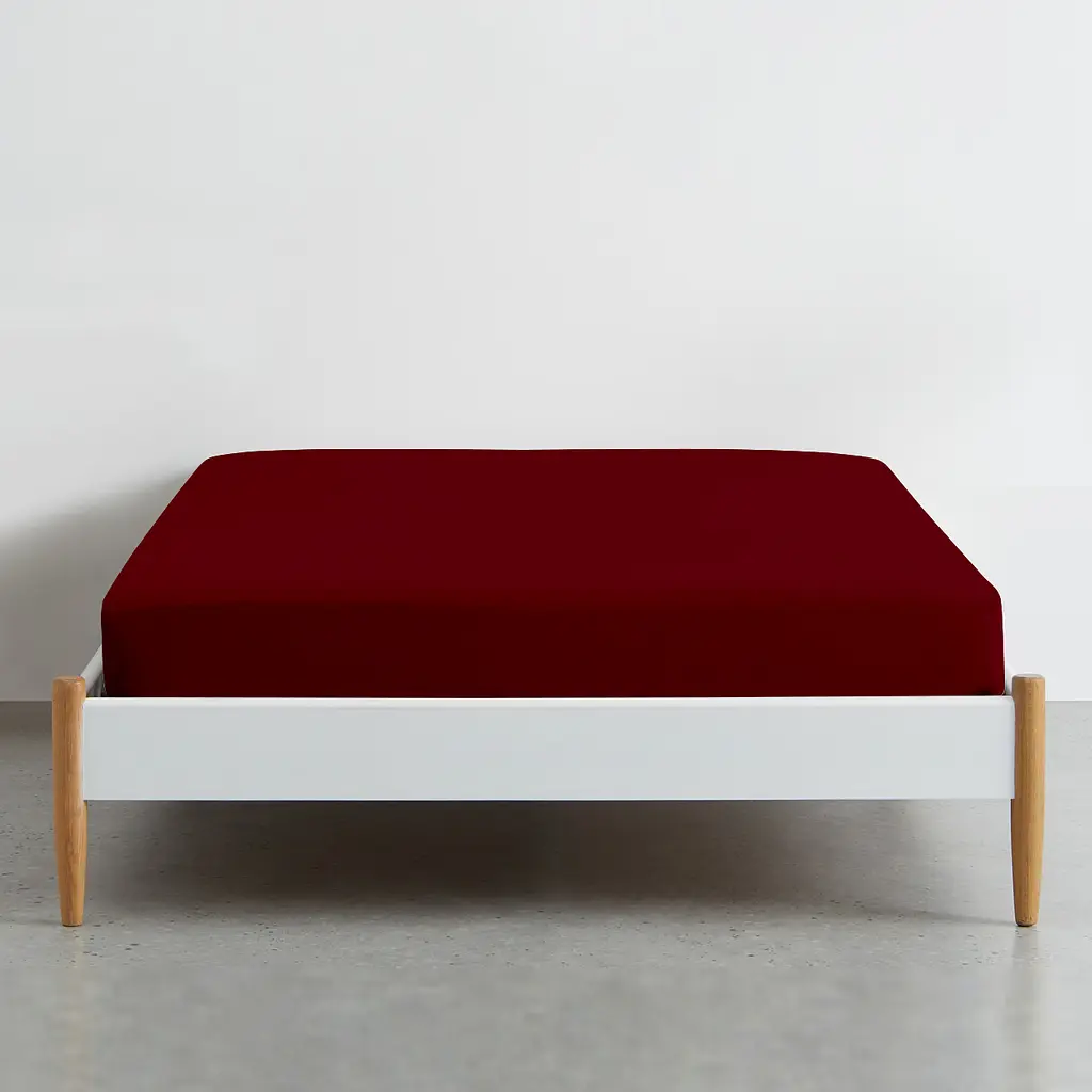 Простирадло на резинці Cosas Ruby 180х200х20 см (Bordo_180х200х20) - фото 3