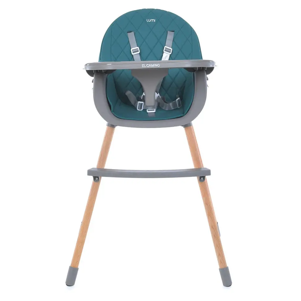 Стільчик для годування LUMI ME 1111 Teal екошкіра - фото 2