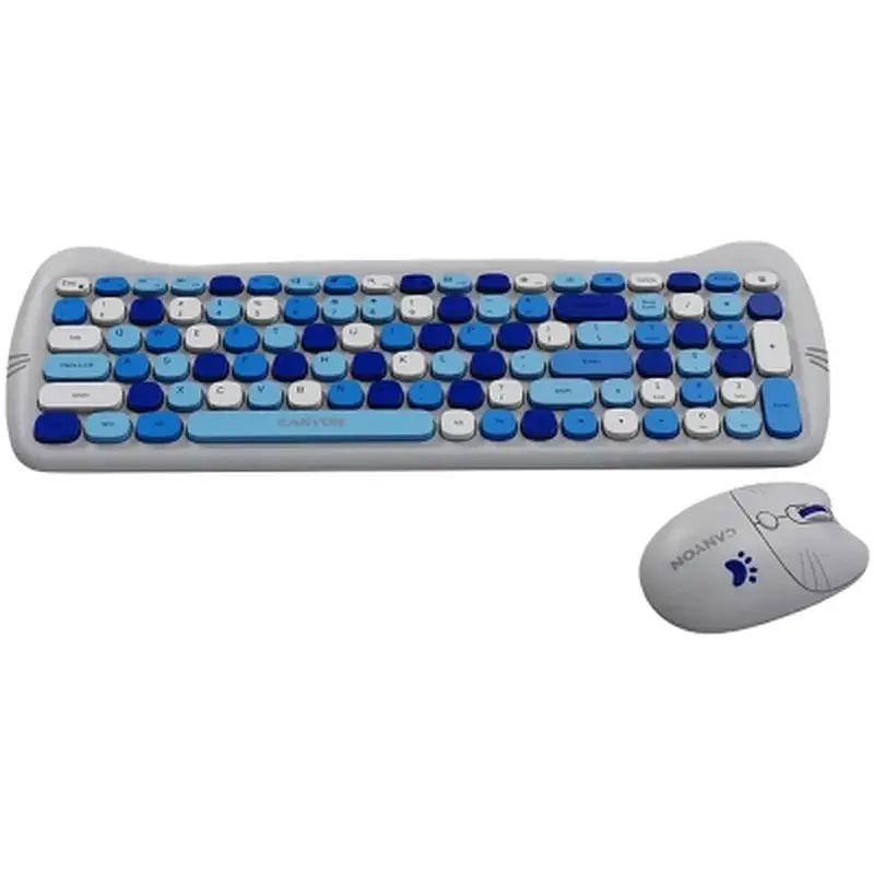 Комплект Canyon HSET-W6 Kitty Edition Wireless UA Blue (CNS-HSETW6BL) - фото 3