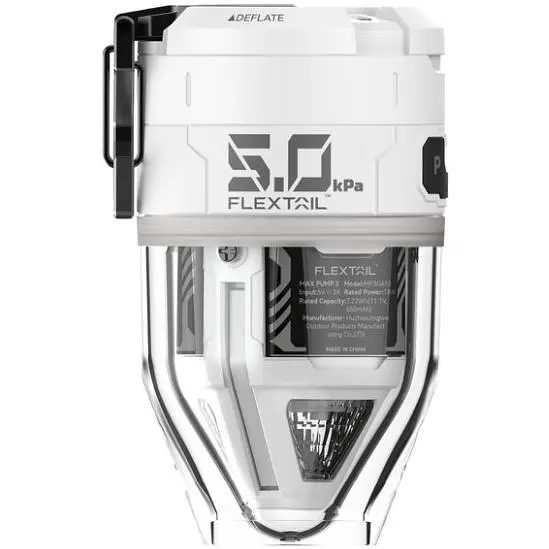 Насос-ліхтар кемпінговий Flextail Max Pump 3, білий - фото 2