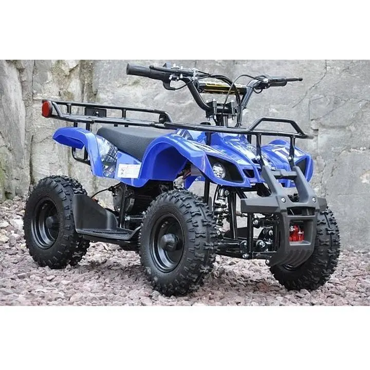 Квадроцикл электрический детский Crosser 1000W синий - фото 5