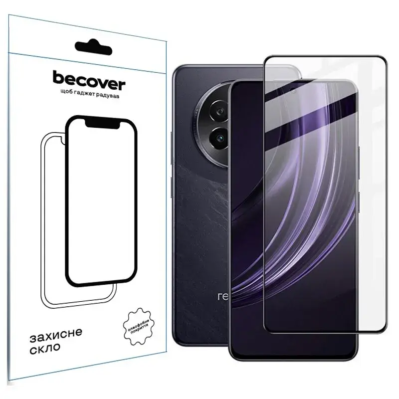 Скло захисне BeCover Realme 13 Plus 5G Black (712502) - фото 2
