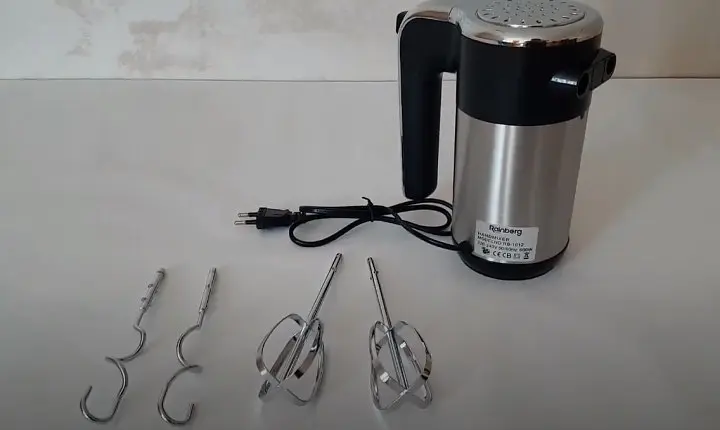 Міксер ручний 5 швидкостей 600 Вт Rainberg RB-1012 - фото 5