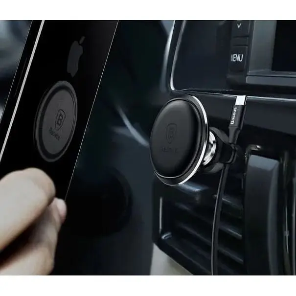 Автодержатель Baseus Magnetic Air Vent Car черный (SUGX020001)  - фото 7