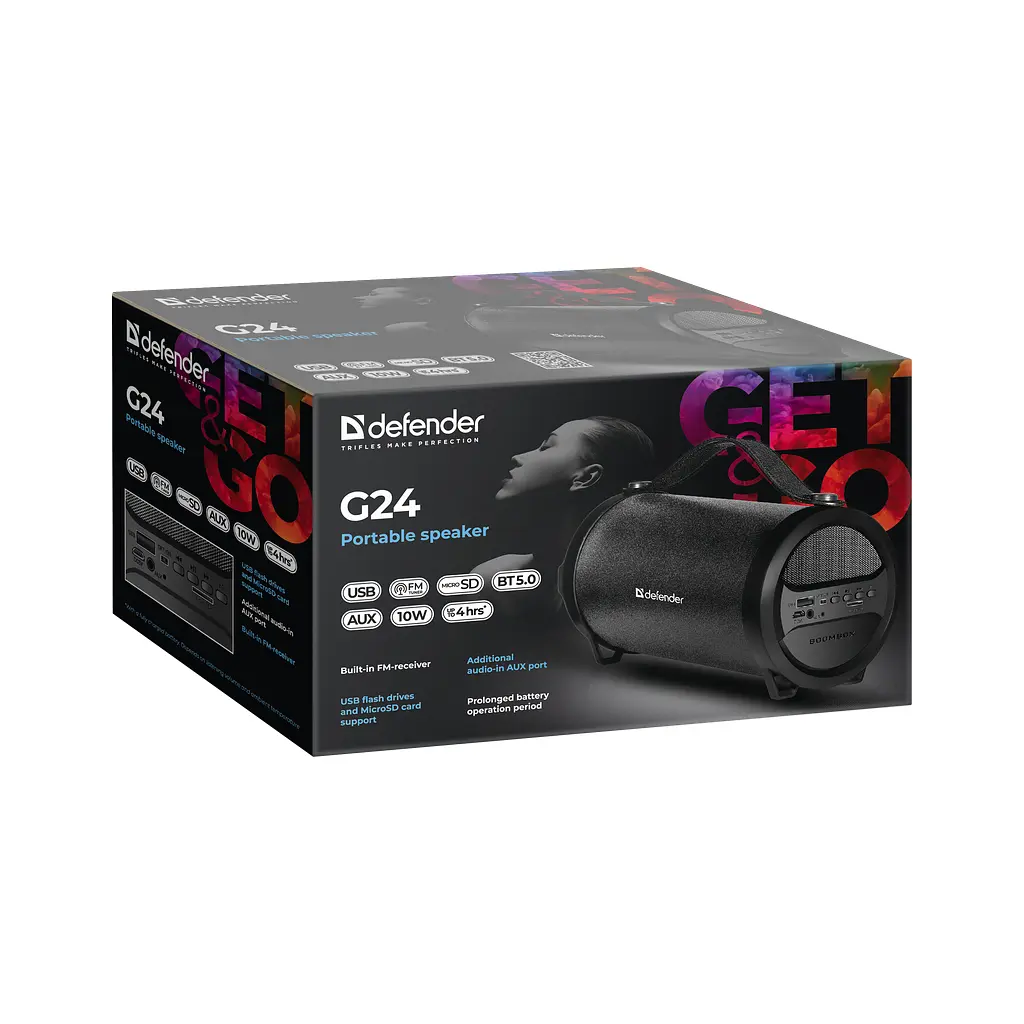Акустична система Defender G24 Black (65124) - фото 3