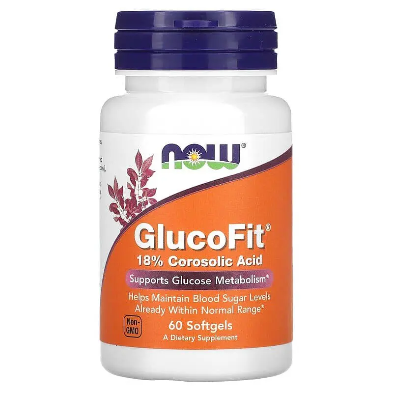 Амінокислота GlucoFit, 60 капсул NOW vit0003853 - фото 3