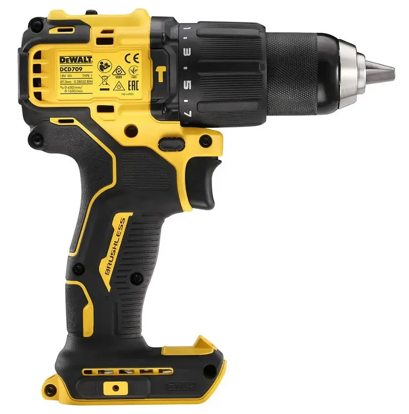 Дриль-шурупокрут акумуляторний DeWalt без АКБ та ЗП DCD709N - фото 4