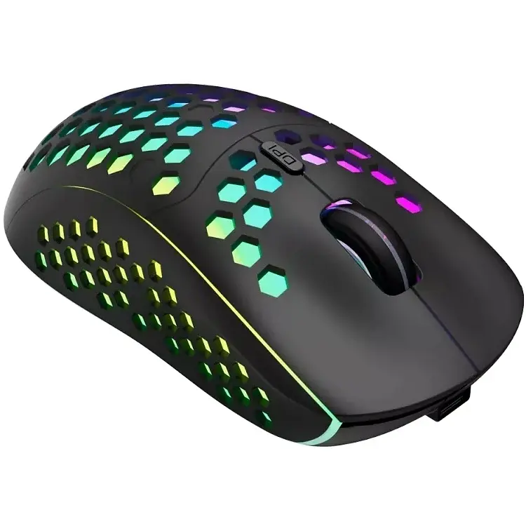 Bluetooth миша Canyon Haster GMW-18 Wireless Rainbow Backlite Black (CND-SGMW18) UA - фото 2