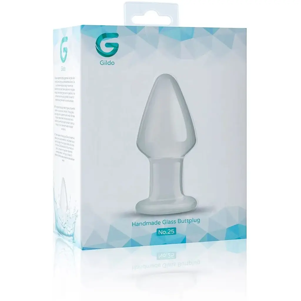 Стеклянная анальная пробка Gildo Glass ButtPlug No. 25 - фото 4