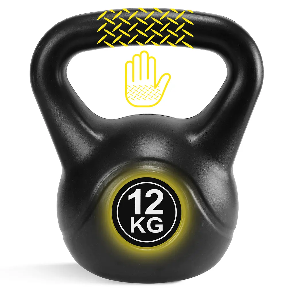 Гиря виниловая Cornix 12 кг XR-0431 Black - фото 6