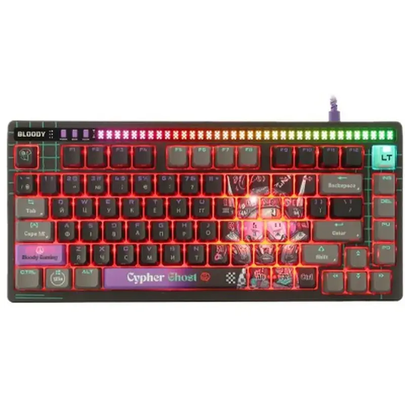 Клавіатура A4Tech AT75 RGB USB UA Cypher Ghost (4711421001830) - фото 4