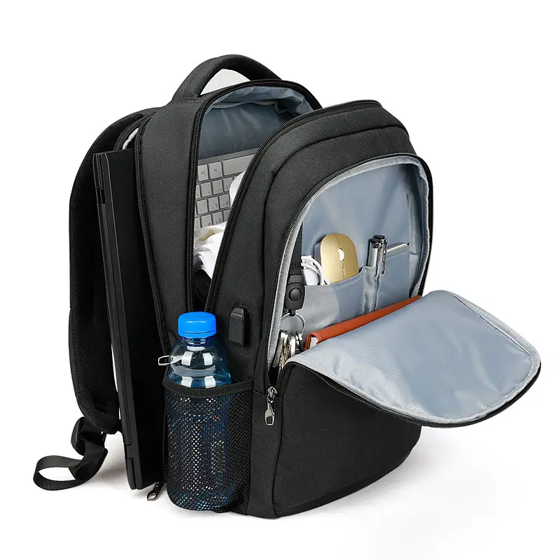 Рюкзак Tigernu T-B3515 з відсіком для ноутбука 15.6" та USB 18 л Black (16232) - фото 3