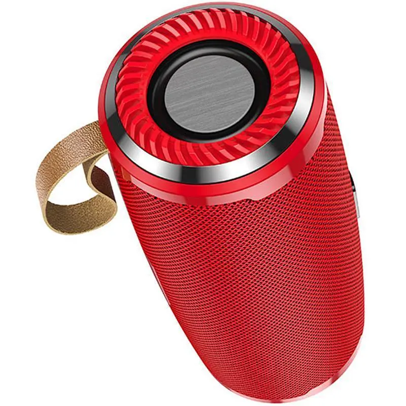 Бездротова Bluetooth колонка Hoco BS38 Cool Freedom Wireless Speaker Red - фото 4