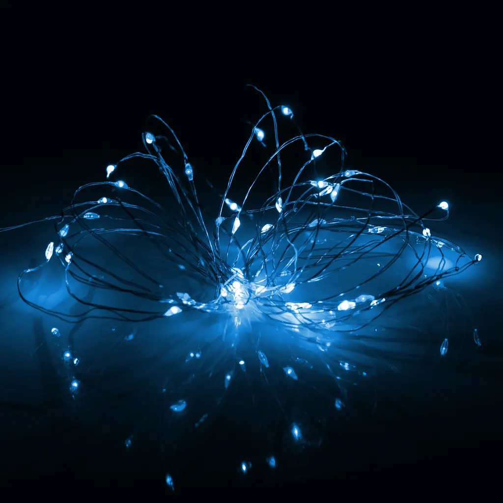 Електрогірлянда Yes! Fun нитка на мідному дроті 50 LED статична 5 м холодно-біла (975038) - фото 4