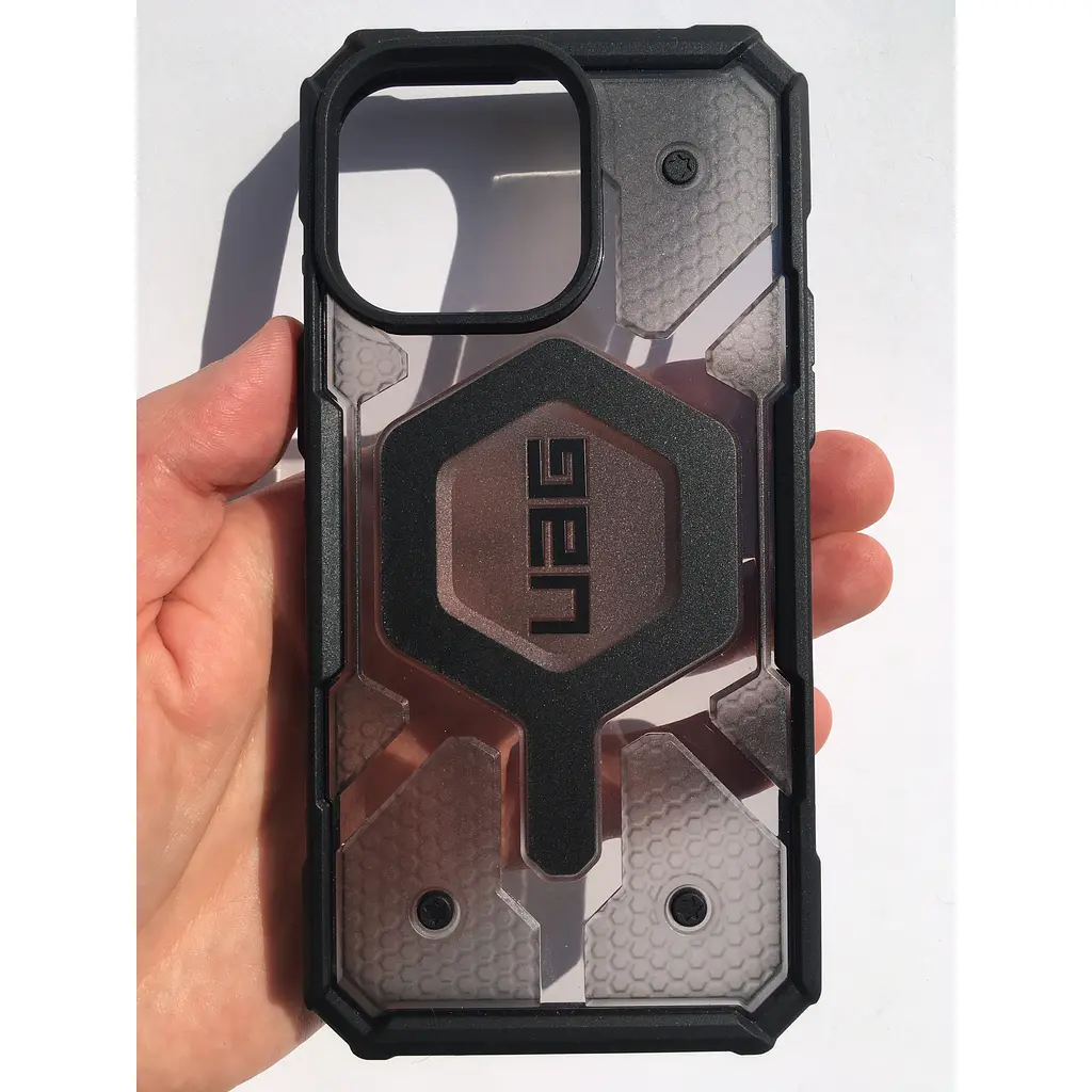Оригінальний протиударний чохол UAG Pathfinder MagSafe для iPhone 15 Pro Max Ash 114301113131 - фото 6