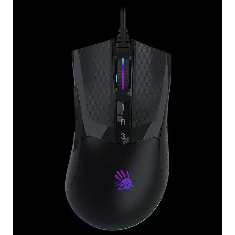 Игровая мышь A4Tech W90Pro Bloody Stone Black - фото 2