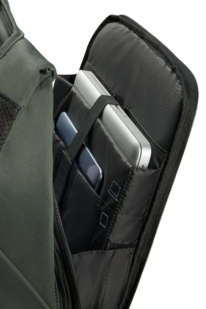 Рюкзак-Антивор 15.6" Samsonite SECURIPAK 2.0 GREEN 44х30х18 KO8*04002 - фото 6