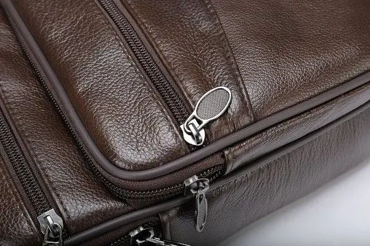 Месенджер чоловічий на одне відділення 20246 Vintage коричневий - фото 3