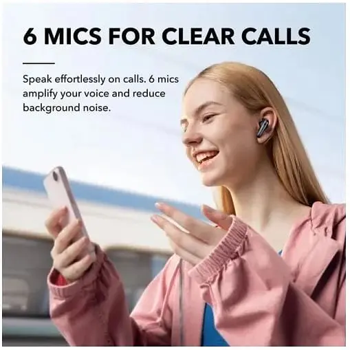 Бездротові навушники Anker Soundcore Liberty 4 NC чорні - фото 4